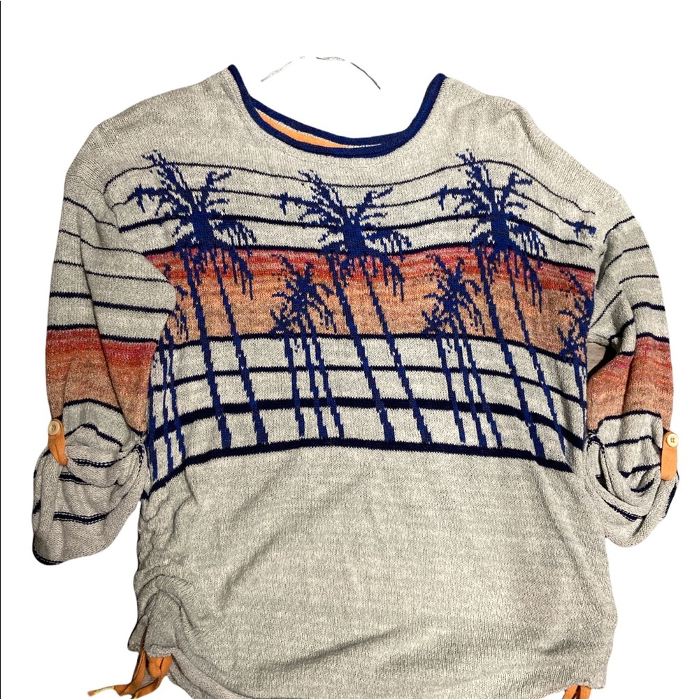 {Free People} Palm Tree Breeze Sweater